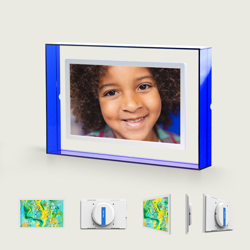 Pinpin 2.0 Blue Acrylic Digita Frame